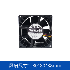  sanyodenki 山洋SanAce  散熱風(fēng)扇 軸流風(fēng)扇9G0812P1K08