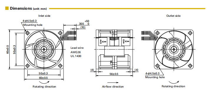 9CRA0612P6J001 山洋SanAce 6056雙重反轉(zhuǎn)散熱風(fēng)扇 三洋直流風(fēng)機(jī)02