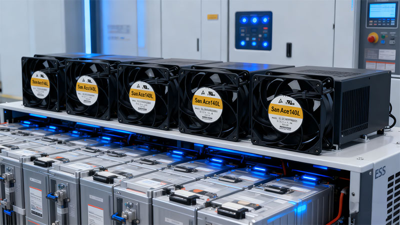 山洋9LG系列散熱風(fēng)扇在ESS熱管理中的作用