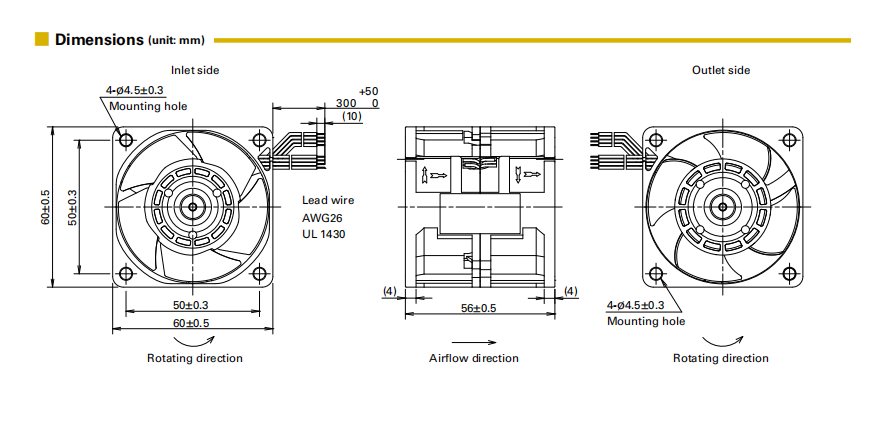 San Ace山洋散熱風(fēng)扇9CRA0612P6K001雙重反轉(zhuǎn)6056小風(fēng)機(jī)02